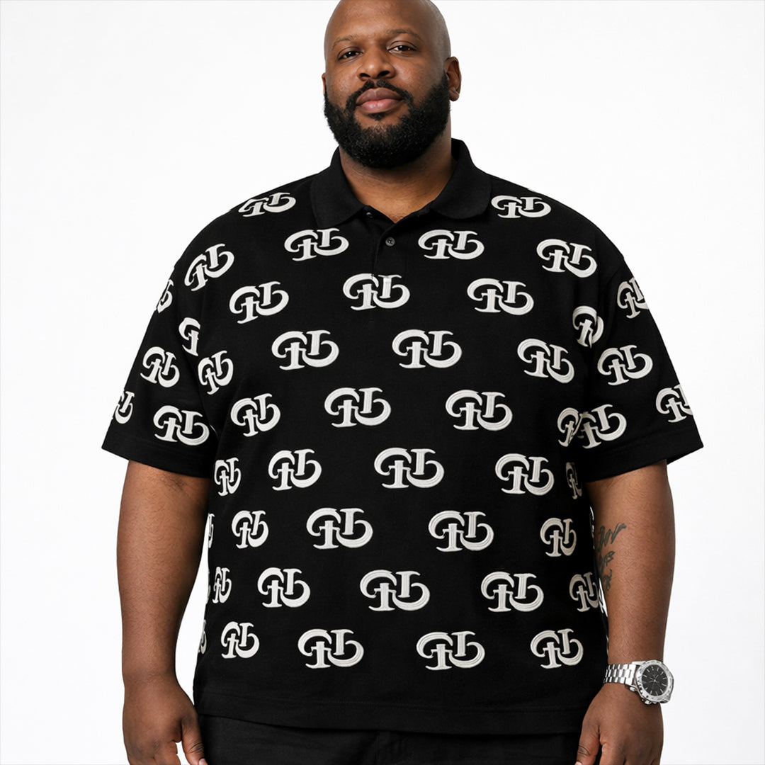 FEIRI Signature Monogram Tee – Black & Sand